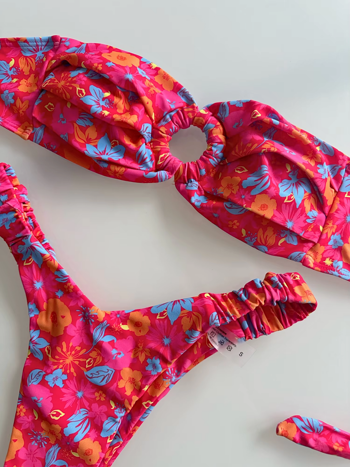 Hibiscus Bandeau Bikini Set