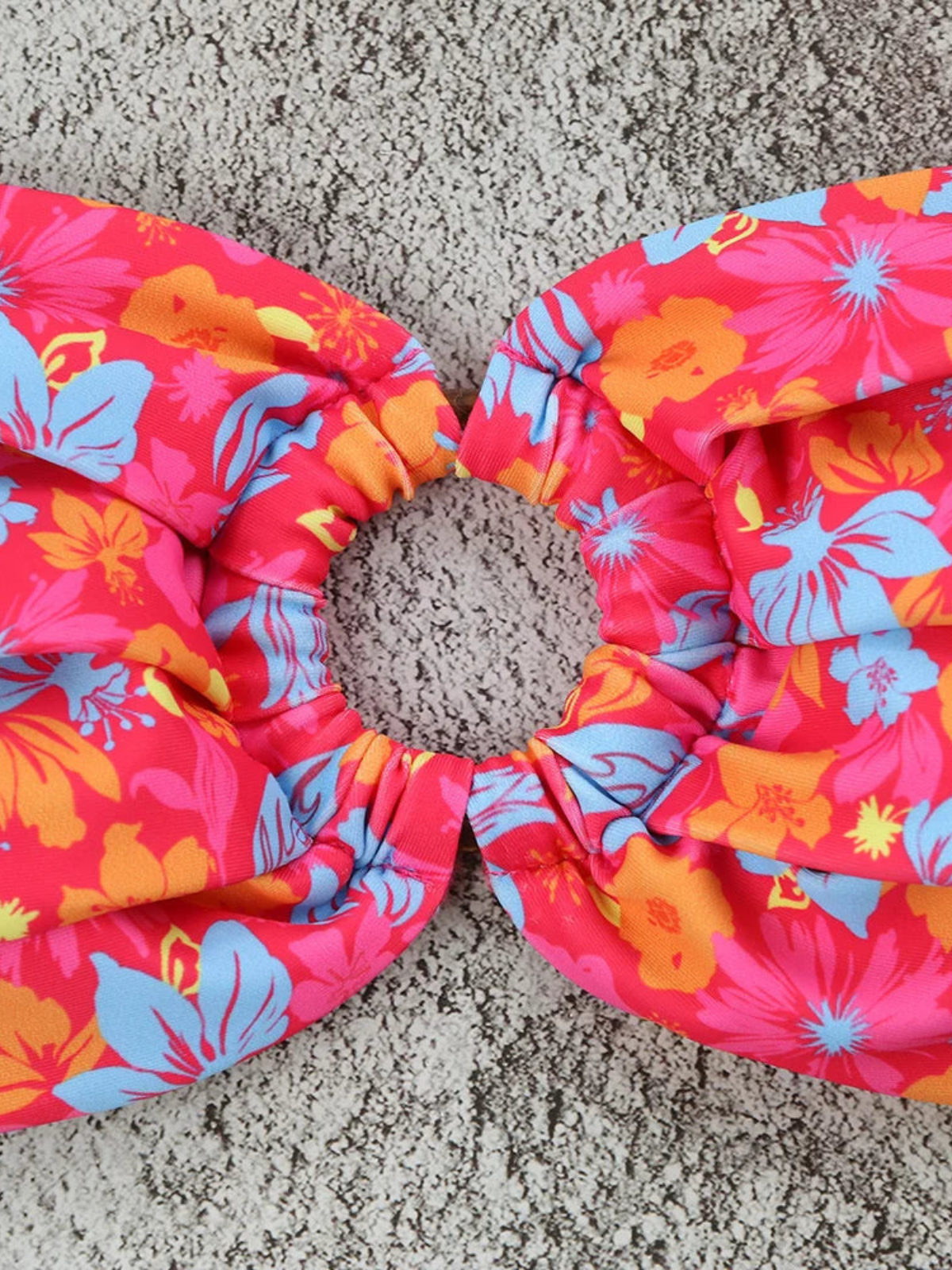 Hibiscus Bandeau Bikini Set