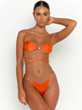 Solid Mini Coin Bikini Set